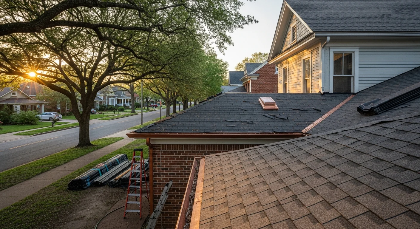 Historic Florence neighborhood with traditional homes near the Tennessee River area.